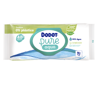 TOALHITAS Babydot® Pure Aqua Plastic Free 288 ud.