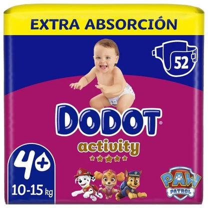 10 PACOTES - FRALDAS Babydot® Activity - TODOS OS TAMANHOS